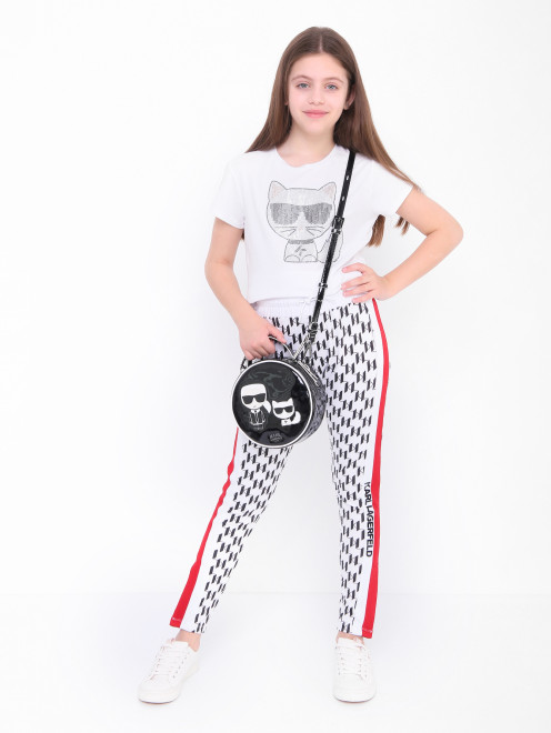 Спортивные брюки с лампасами Karl Lagerfeld - МодельОбщийВид