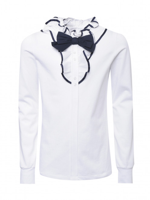 Блуза трикотажная со съемным декором Aletta Couture - Общий вид