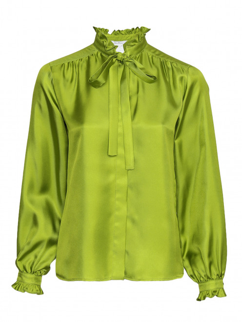 Блуза из шелка с бантом Max Mara - Общий вид