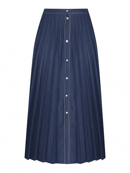 Плиссированная юбка-миди на кнопках Marina Rinaldi - Общий вид