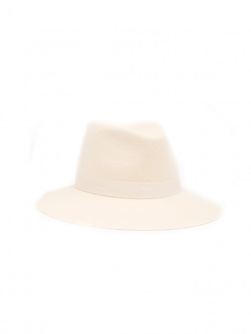 Шляпа из шерсти с золотой фурнитурой Elisabetta Franchi - Общий вид