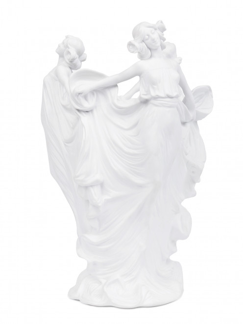 Ваза из фарфора со статуэтками Ginori 1735 - Обтравка2