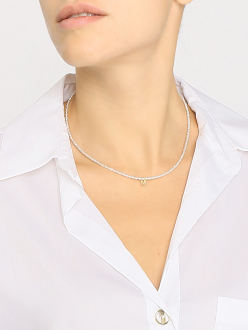 Ожерелье из жемчуга с подвеской Ringstone - МодельОбщийВид