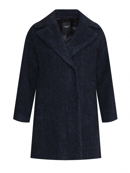 Пальто из шерсти и мохера с карманами Weekend Max Mara - Общий вид