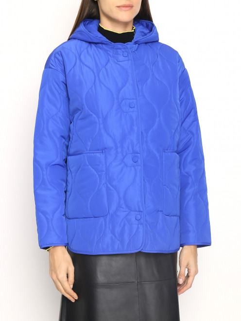 Стеганая куртка с капюшоном Suncoo - МодельВерхНиз