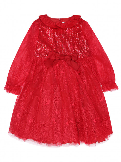 Кружевное платье с пайетками Aletta - Общий вид
