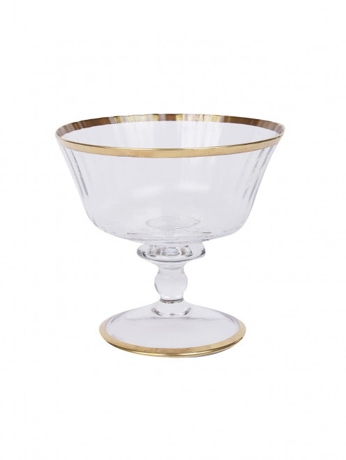 Чаша для шампанского из стекла с контрастной отделкой  NasonMoretti - Обтравка1