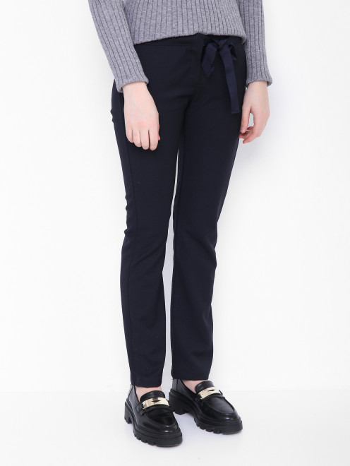 Прямые брюки с поясом Aletta Couture - МодельВерхНиз