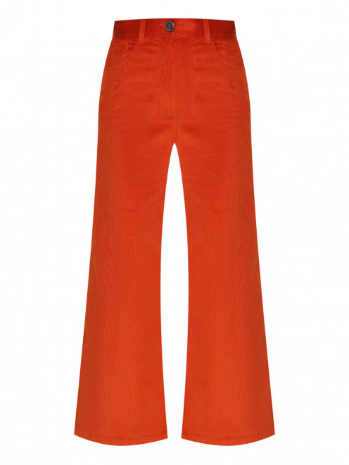 Вельветовые брюки свободного кроя с карманами Max&Co - Общий вид