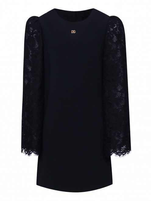 Платье с кружевными рукавами Dolce & Gabbana - Общий вид