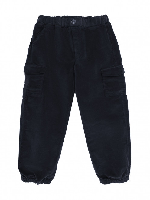 Однотонные брюки на резинке с карманами Aletta - Общий вид