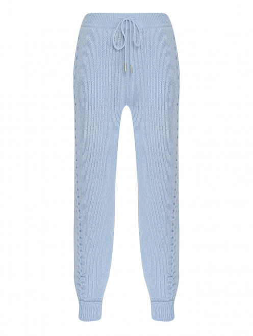 Трикотажные брюки из шерсти и кашемира с карманами Ermanno Scervino - Общий вид
