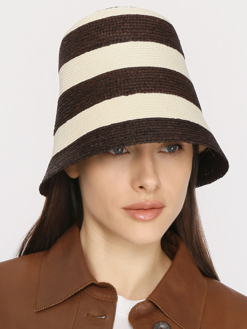 Шляпа с узором полоска Max Mara - МодельОбщийВид