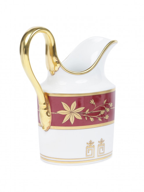 Молочник из фарфора с узором и золотой окантовкой 245 мл Ginori 1735 - Обтравка1