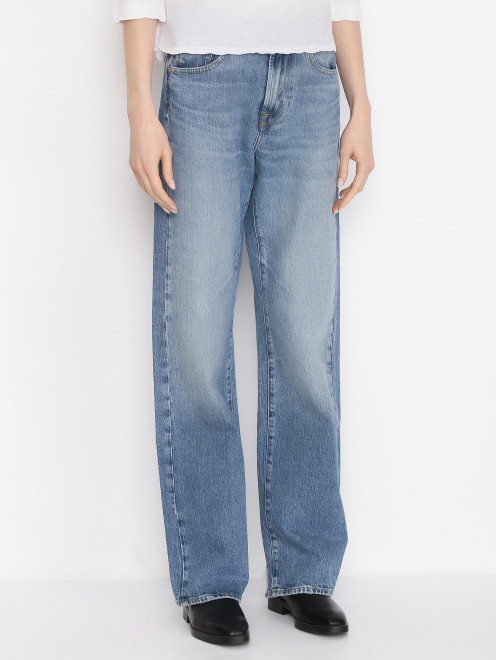 Широкие джинсы из смешанного хлопка 7 For All Mankind - МодельВерхНиз