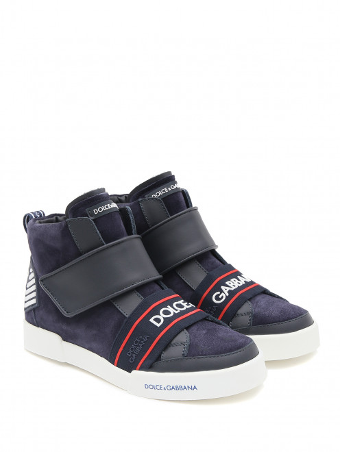 Замшевые спортивные ботинки Dolce & Gabbana - Общий вид