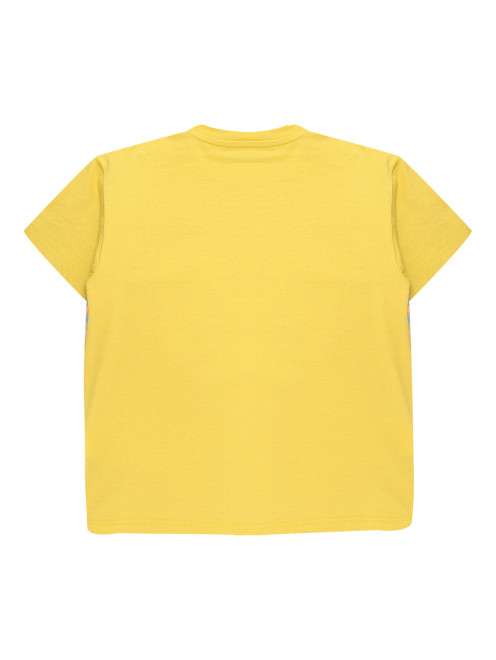 Хлопковая футболка с принтом Gucci - Обтравка1
