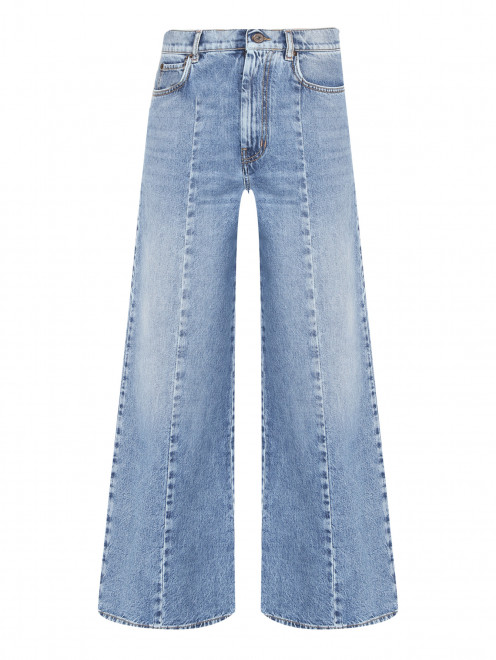 Широкие джинсы из светлого денима Weekend Max Mara - Общий вид