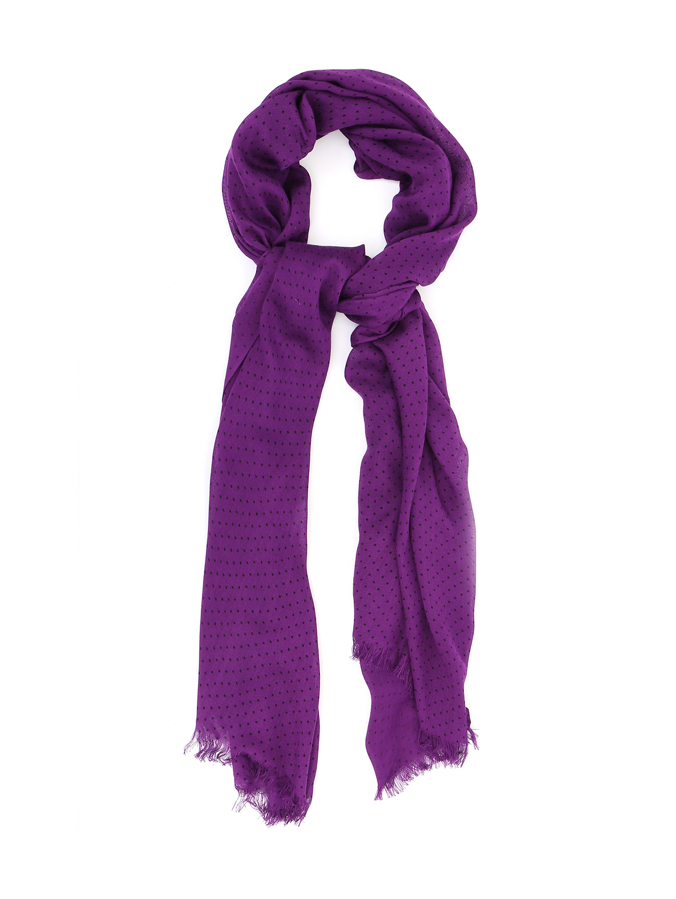 Фиолетовый шарф