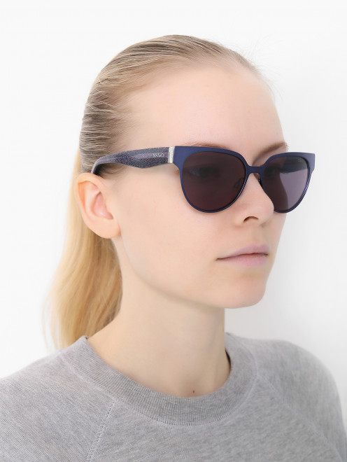 Солнцезащитные очки в оправе из пластика и металла Max&Co - Модель Общий вид