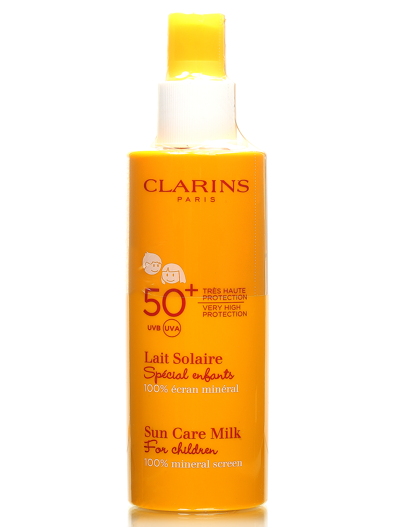 Детское молочко солнцезащитное spf 50. Кларанс СПФ 50 молочко. Clarins Haute Protection солнцезащитный. Кларанс солнцезащитное молочко.