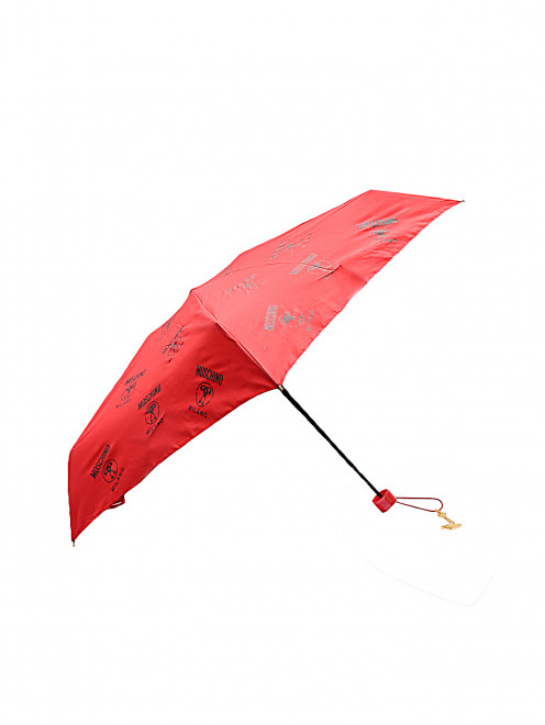 Зонт с контрастным принтом Moschino - Общий вид