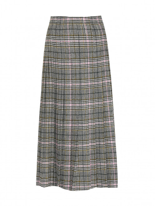 Плиссированная юбка из шерсти и вискозы Ermanno Scervino - Общий вид