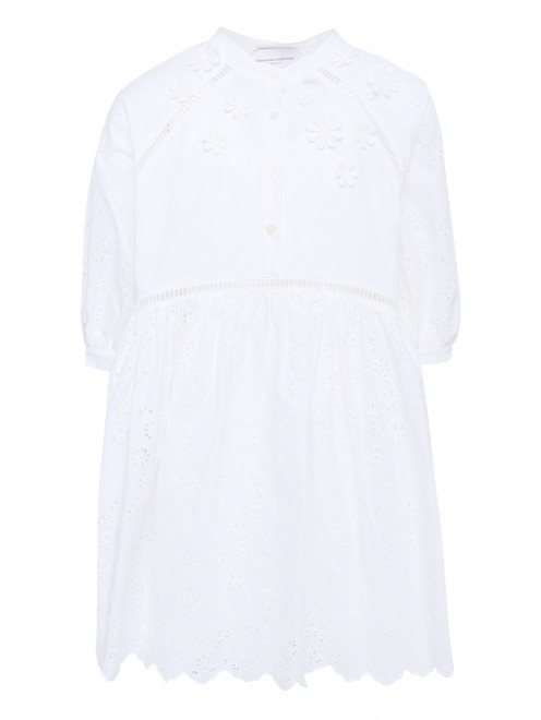 Платье из шитья с аппликацией Ermanno Scervino Junior - Общий вид