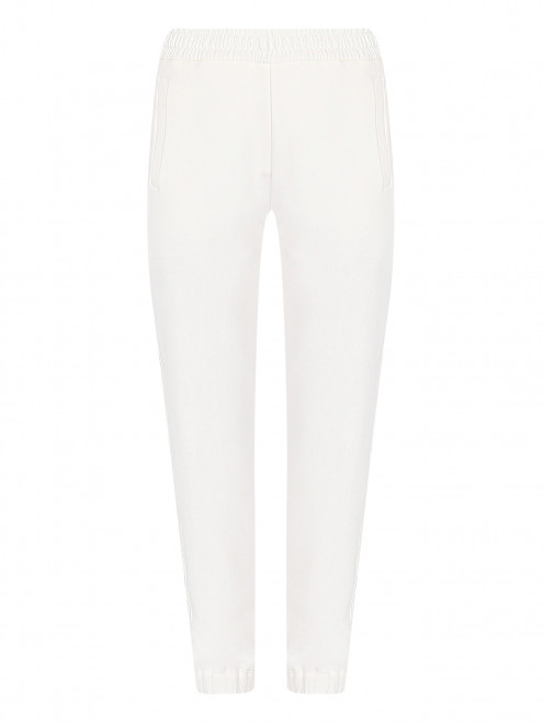 Трикотажные брюки с карманами Moncler - Общий вид