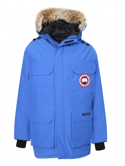 Куртка пуховая на молнии с накладными карманами Canada Goose - Общий вид
