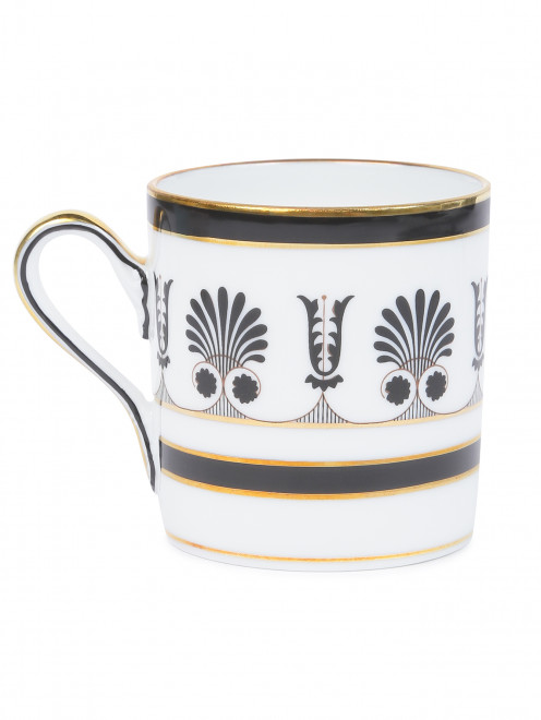 Чашка для кофе из фарфора с орнаментом Ginori 1735 - Общий вид